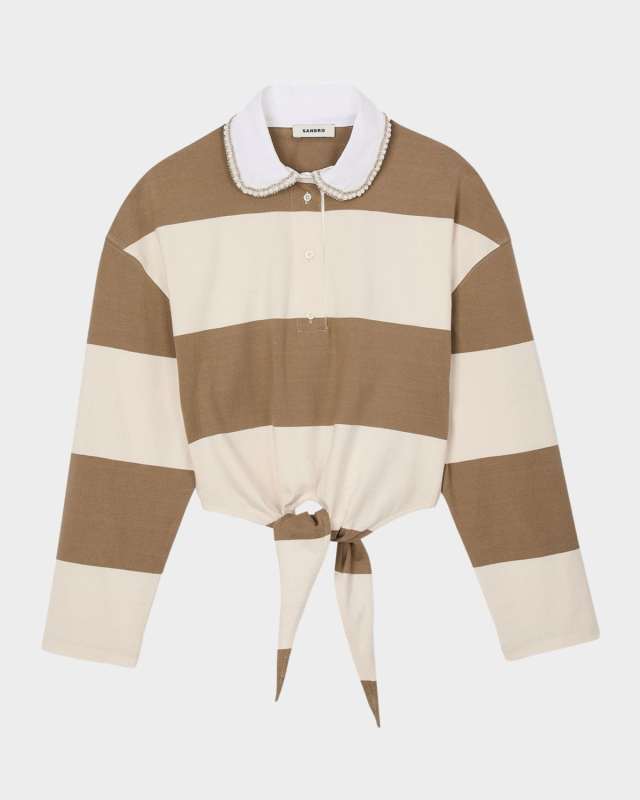 Federica Striped Rugby Shirt